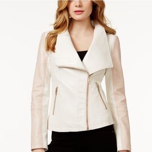 New Guess Vegan Leather Jacket - S